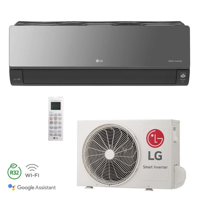 2.5KW LG Artcool - Zwart met WIFI & Luchtreiniger (Inclusief standaard montage) - LG Airconditioning